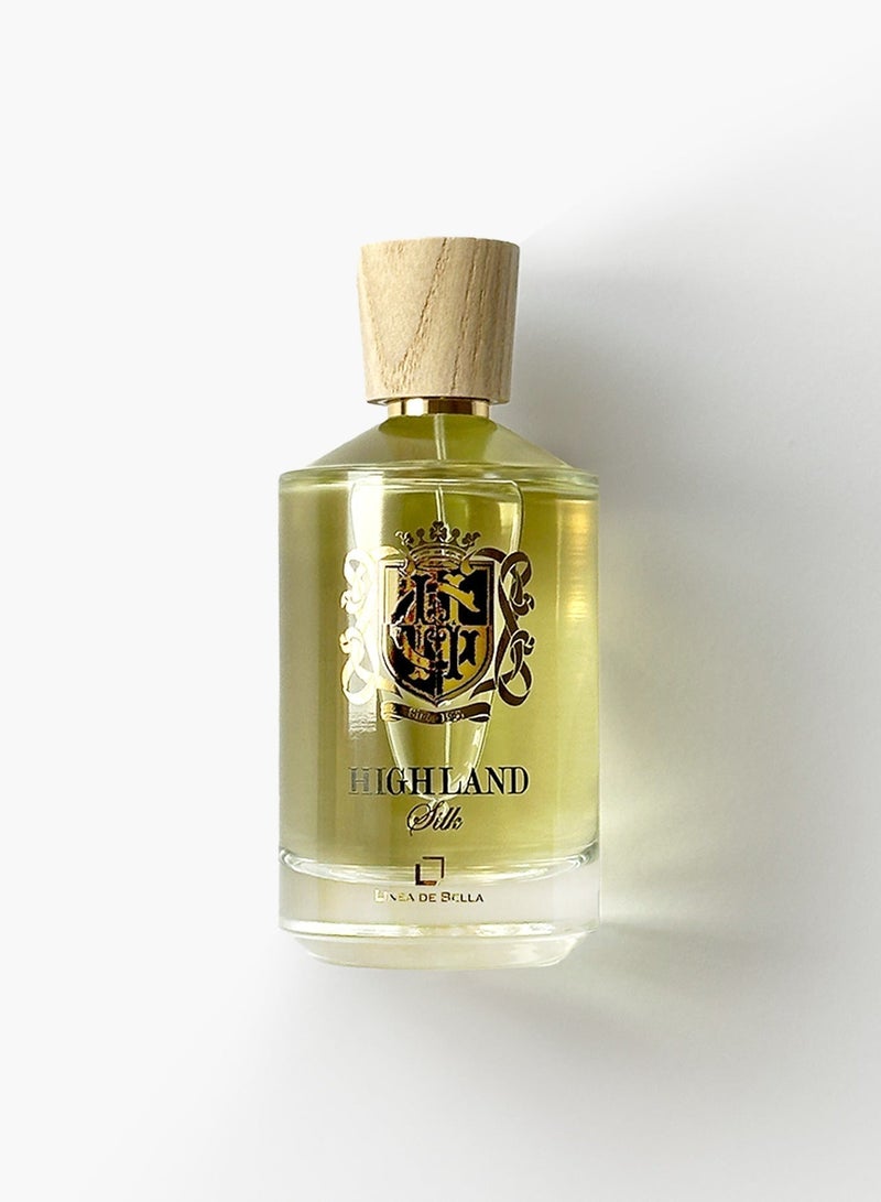 Linea De Bella Highland Silk Eau De Parfum for Women 100ml – Fresh Fruity Floral Scent with Kiwi, Jasmine, Geranium, Sandalwood & Moss - Image 5